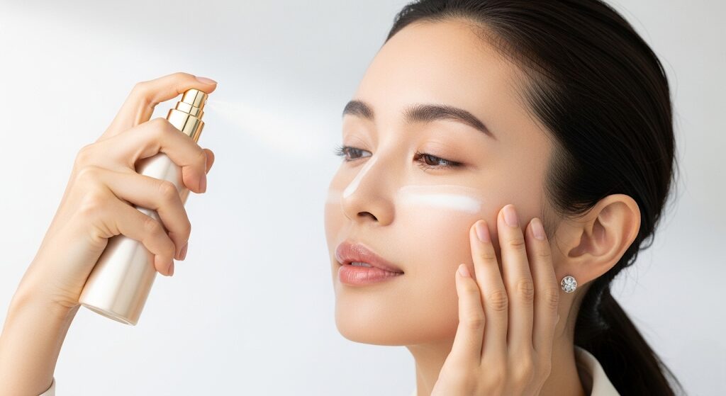 顔の塗り直しはスプレーが正解？使い方と注意点
